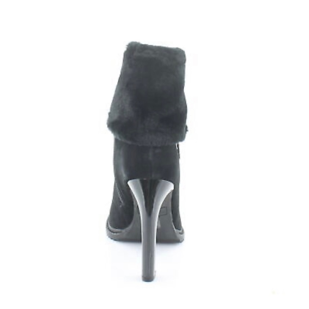 Plush faux-fur cuffs a gorgeous stiletto lift in the Sonya booties from DKNY - Picture 2 of 7